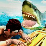 Play Raft Shark Hunting